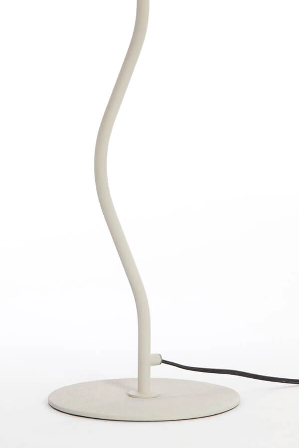 Lampe de table Elimo Ø 25cm x 60cm blanc Light & Living 8717807705206