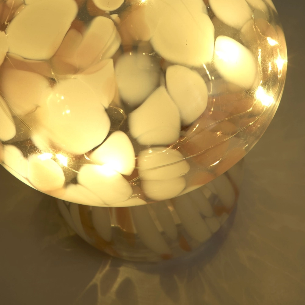 Lampe de table Amelia orange champignon Searchlight 5053423306100