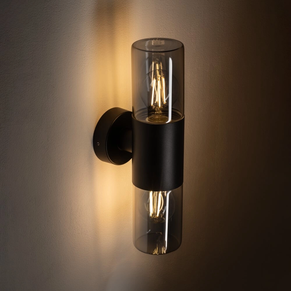 Applique murale design Ida 2 lumières noir Lyora 5903139113724