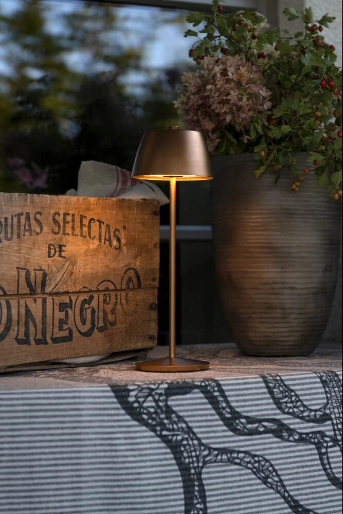 Lampe de table rechargeable Eze cuivre KonstSmide 7318308409016