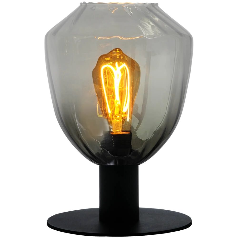 Lampe de table Porto avec verre vert Nicolette