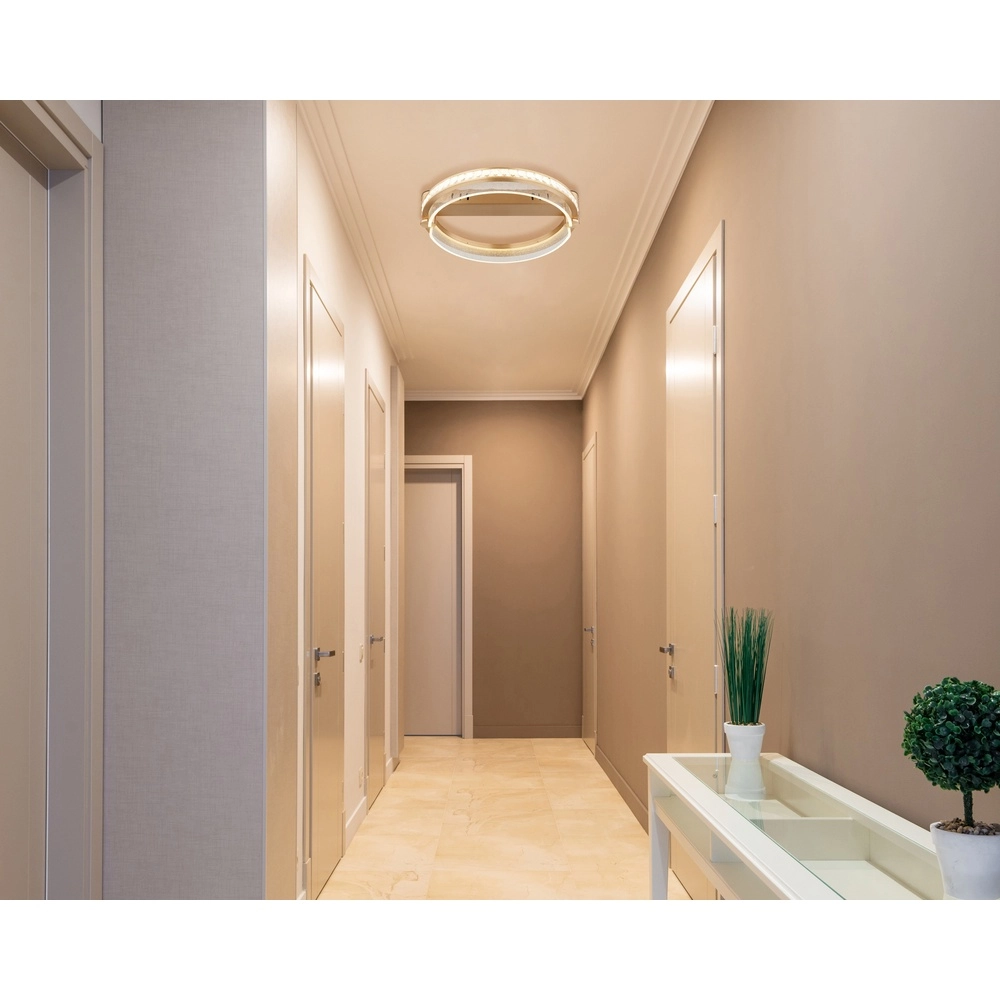 Lampe de plafond Blondie Ø 40 cm d’or Globo 9007371458455