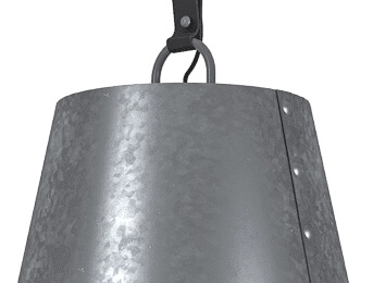 Lampe à suspension Chertsey Gris zinc Eglo 9002759434052