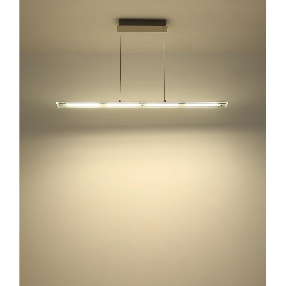 Lampe suspendue Novak nickel 115cm Globo 9007371589029