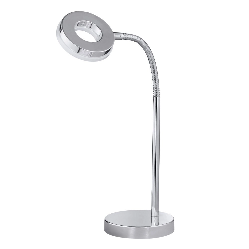 Lampe de table LED Rennes gris métallisé Lampe de table LED Rennes gris métallisé
