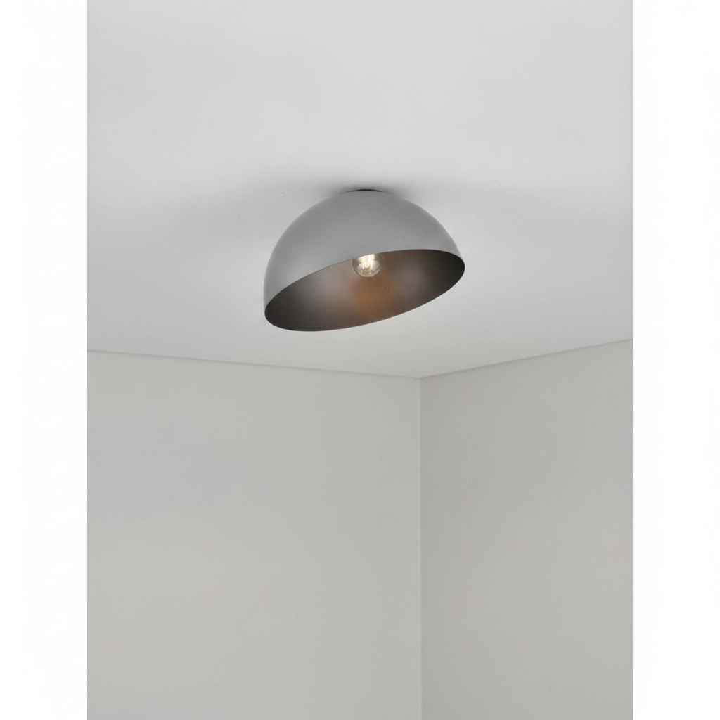 Plafonnier Onia noir Ø 40cm