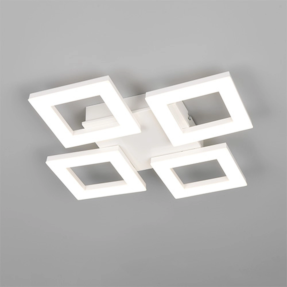Lampe de plafond à design Cemi Carré blanc Trio 4017807704327