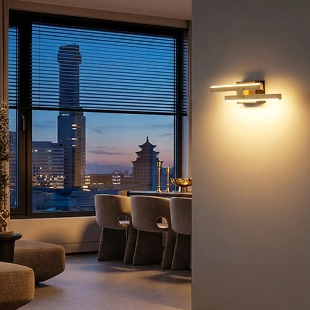 Applique murale design Amica or