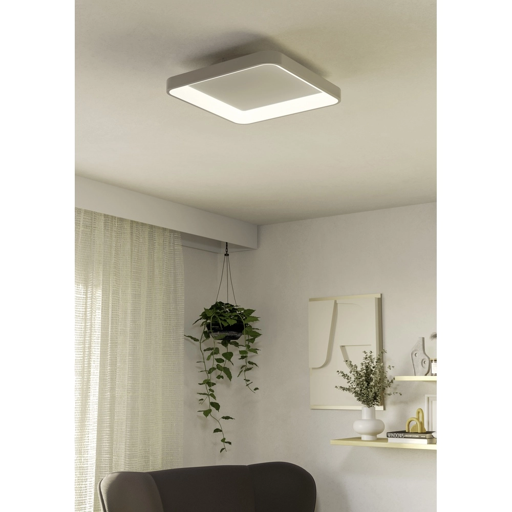 Lumière de plafond LED élégante Loretello 35x35cm - blanc Eglo 9008606316427