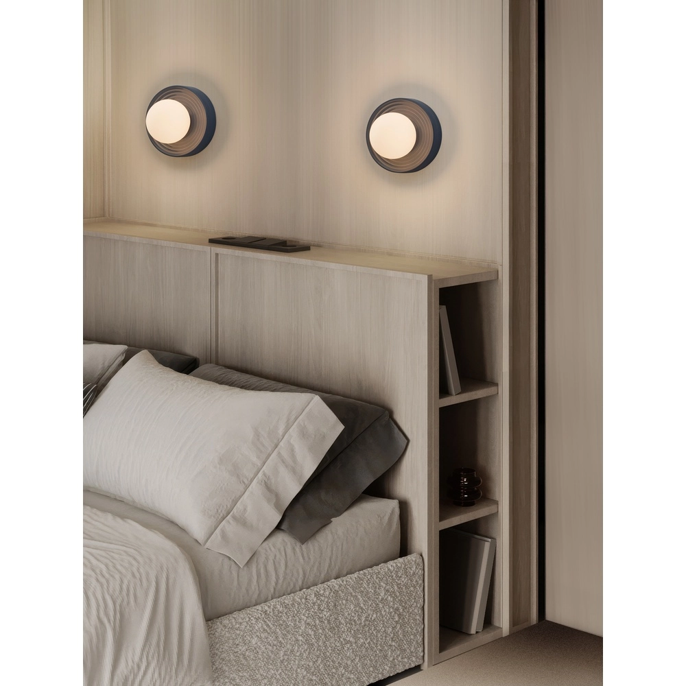 Applique murale Orbique bleu clair Ø 16cm Lyora 5212017483904