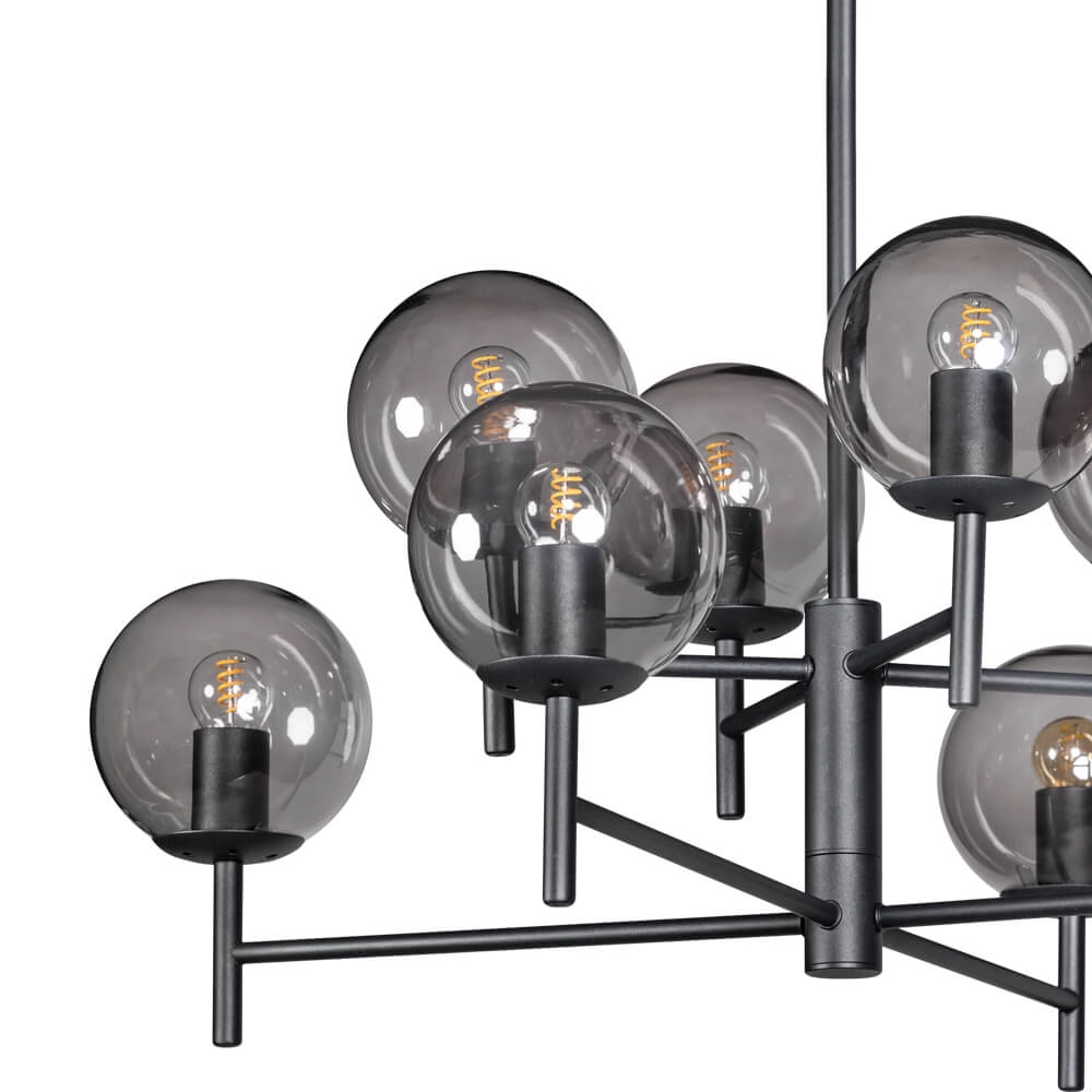 Lampe à suspension en verre Davina 8 lumières ETH 8720195302742