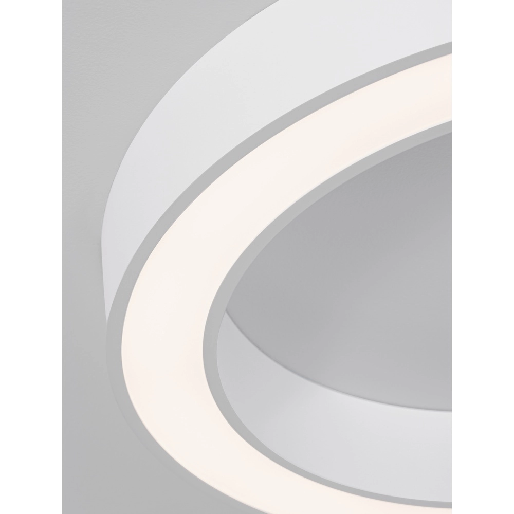 Plafonnier Morbido blanc Ø 60cm Lyora 5212017438577