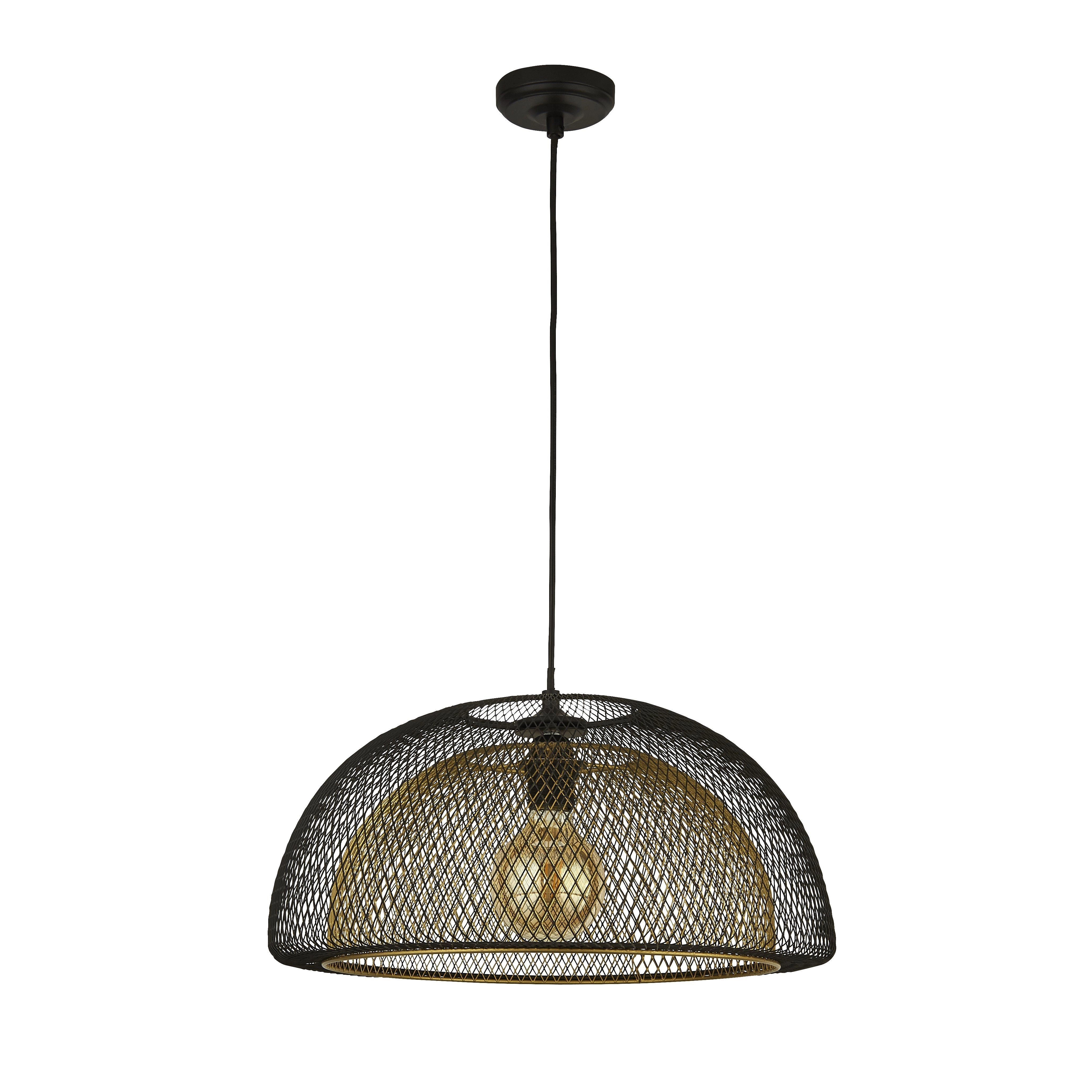 Suspension en or noir Honeycomb Ø 45,5 cm Suspension en or noir Honeycomb Ø 45,5 cm