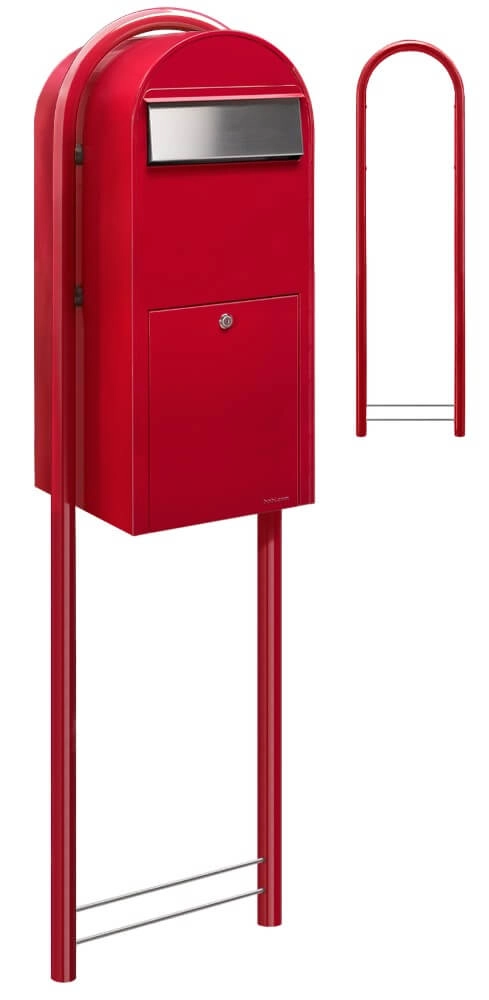 Boites aux lettres Jumbo 3001 i Rouge vif Bobi 6417237026187