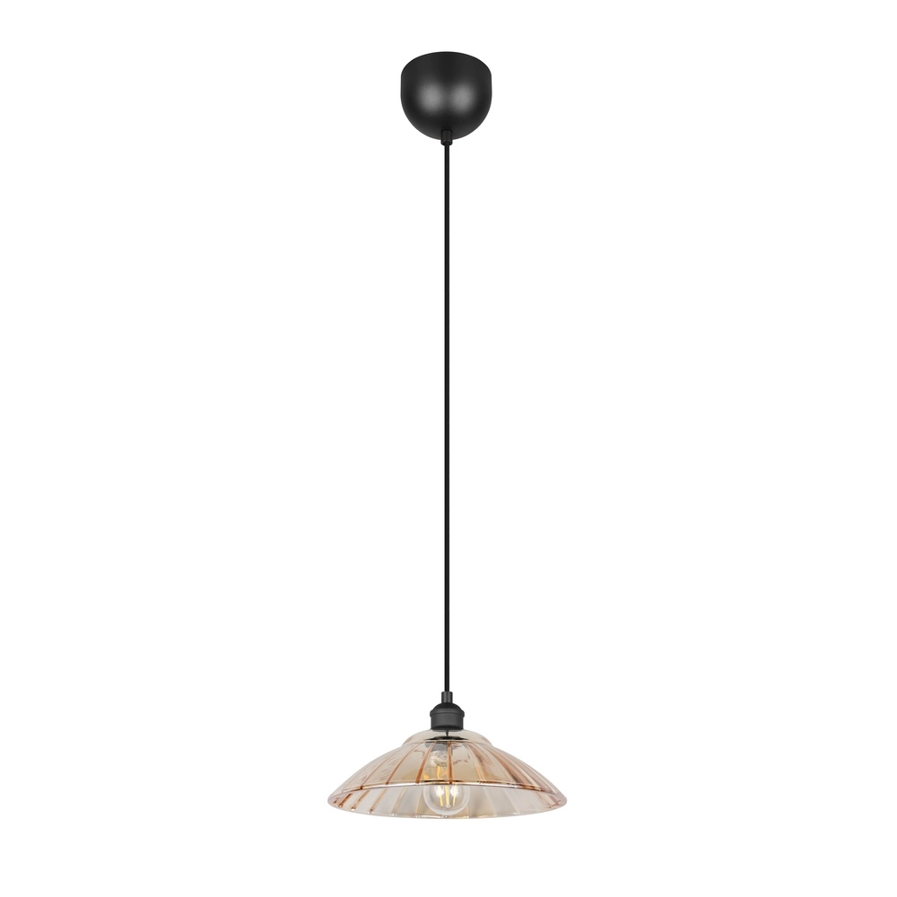 Lampe pendante classique Eluna Noir Trio 4017807682489