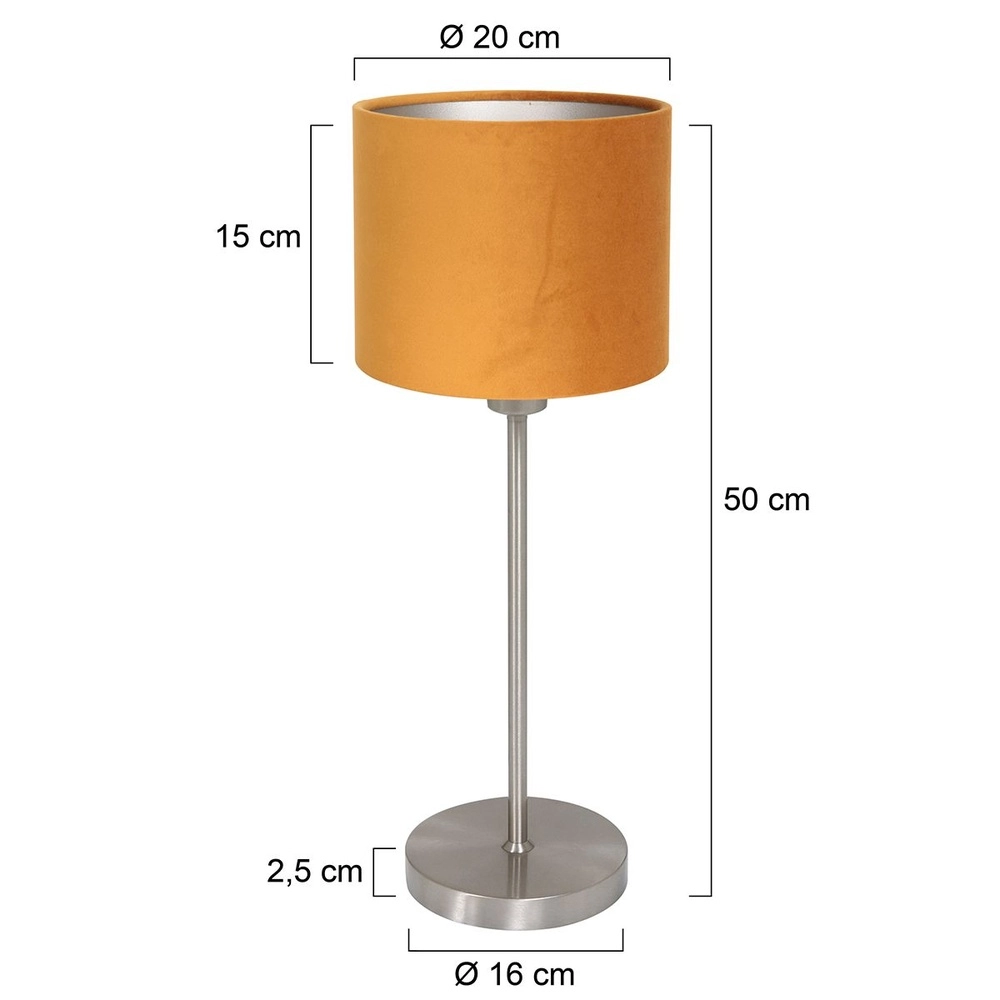 Lampe de table Noor avec capuchon doré Steinhauer 8712746182071