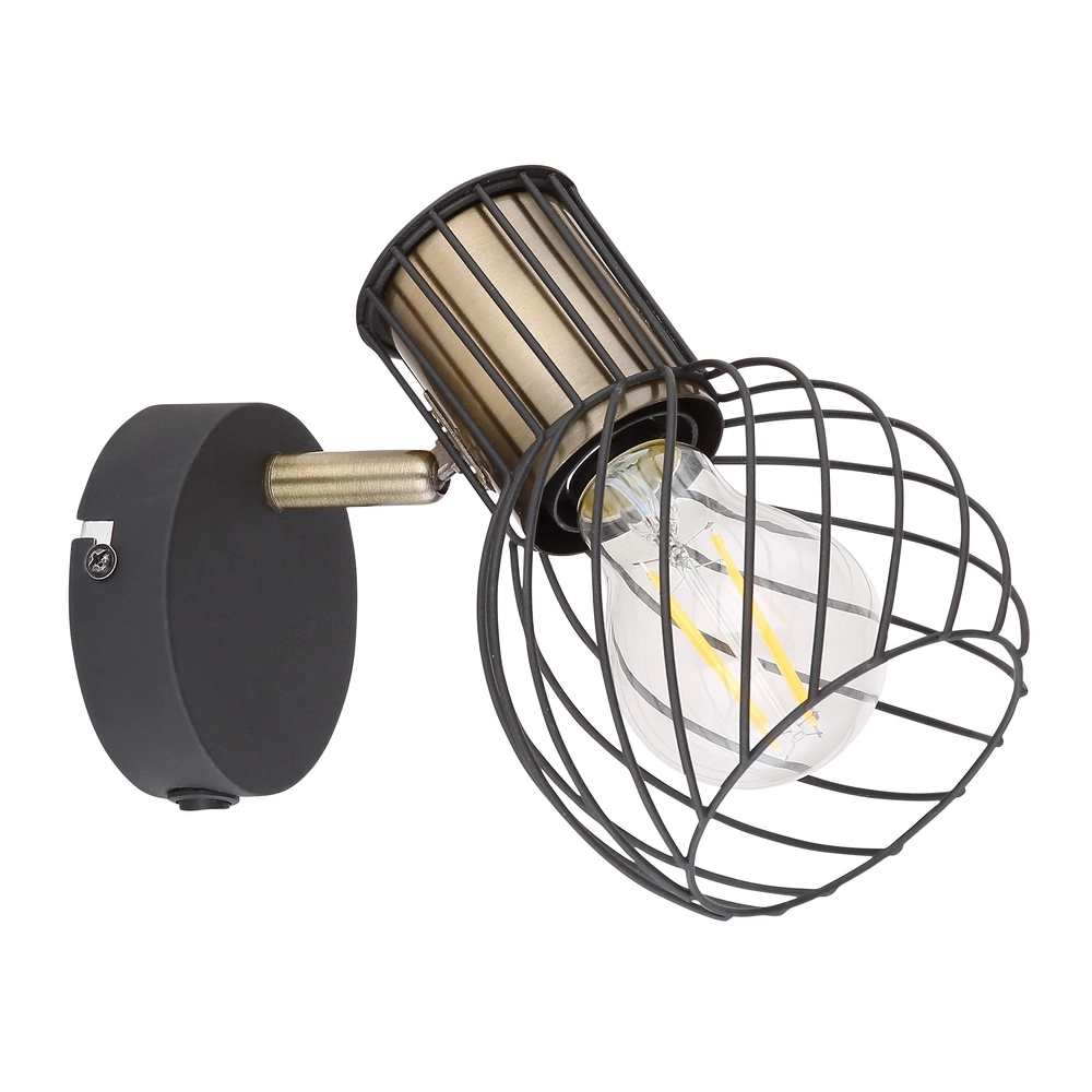 Lampe murale Argusto Noir Globo 9007371387717
