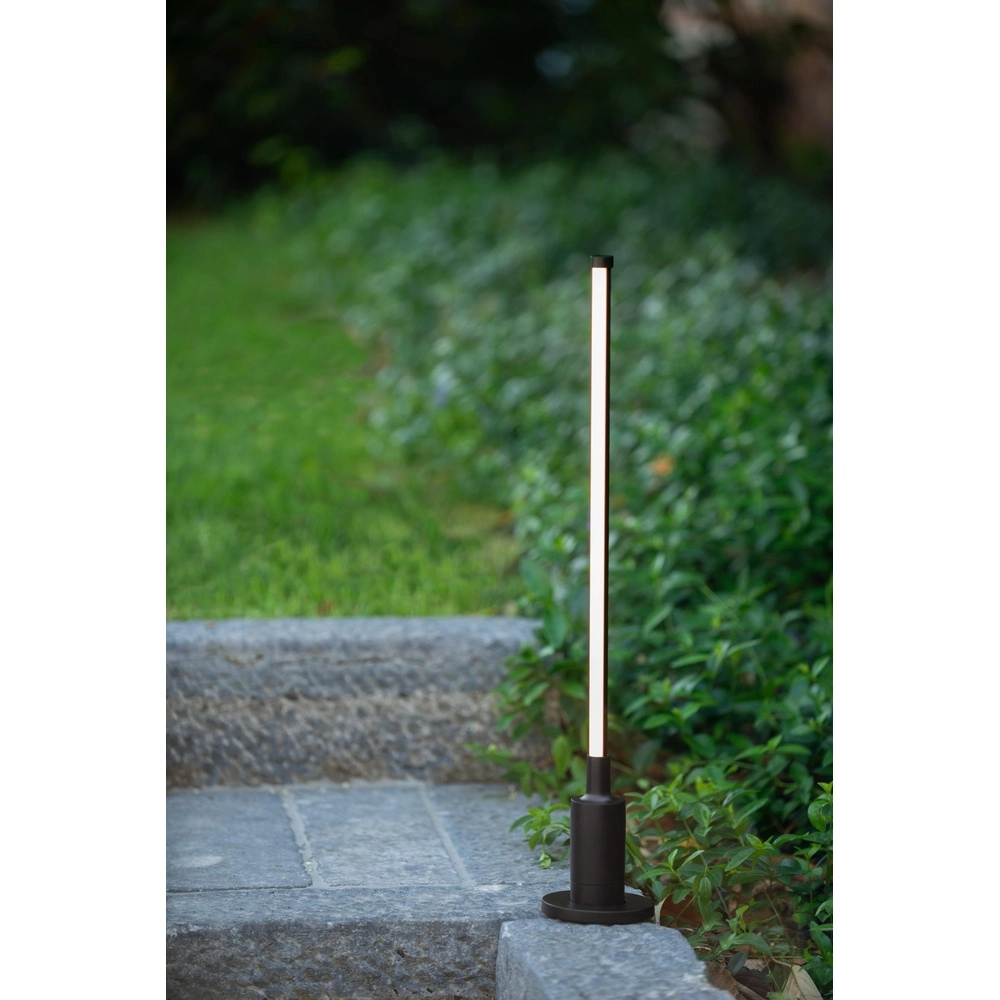 Lampe de jardin élégante Lornex IP54 noir 58cm Lucide 5411212290519