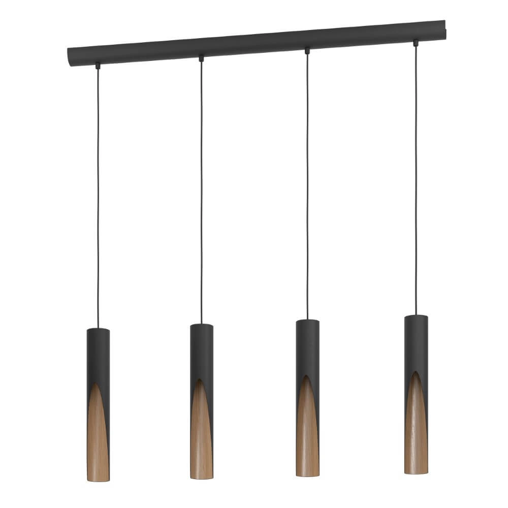 Lampe suspendue cylindre Barbotto 4 lumières Lampe suspendue cylindre Barbotto 4 lumières
