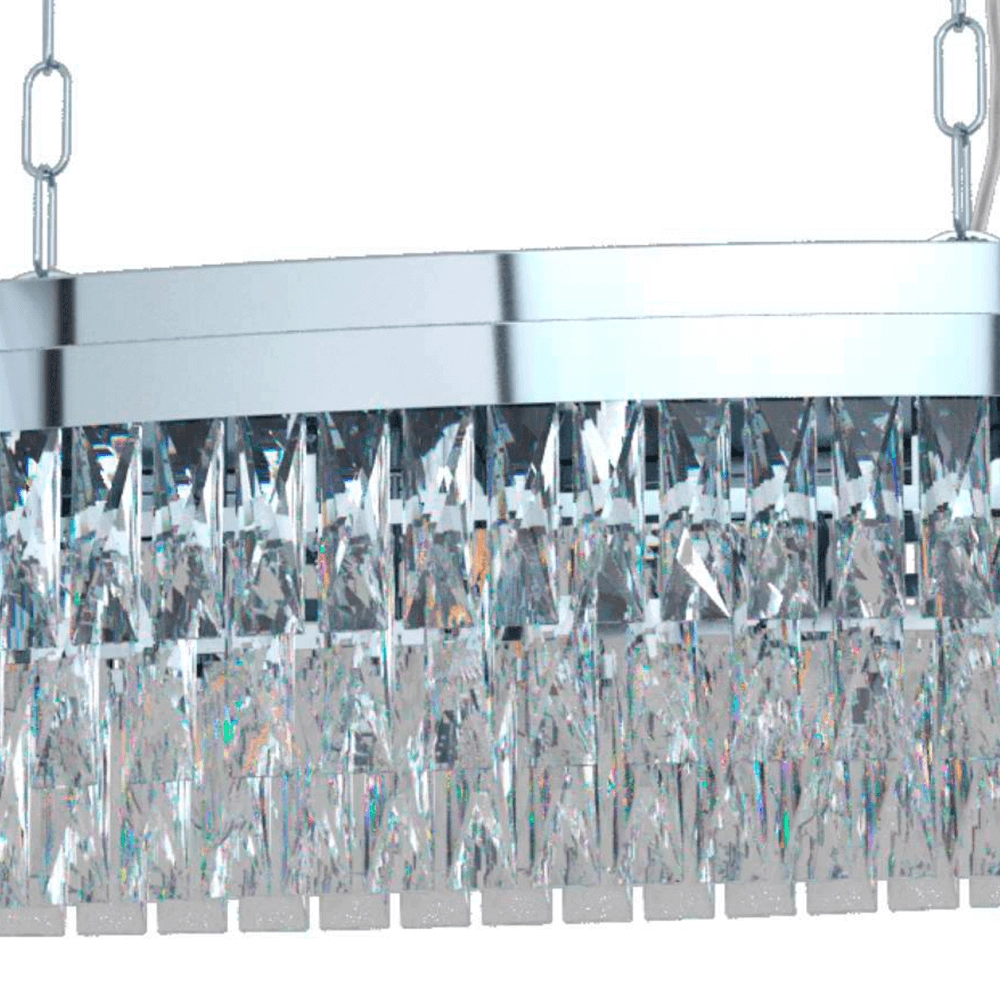 Lustre de salle à manger Valparaiso 1 chromé 90cm Stars of Light 9002759394943