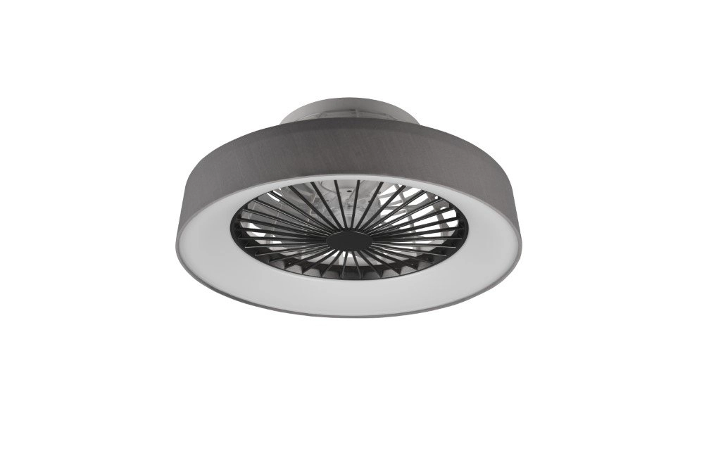 Ventilateur de plafond LED Farsund 47cm noir Trio 4017807491081
