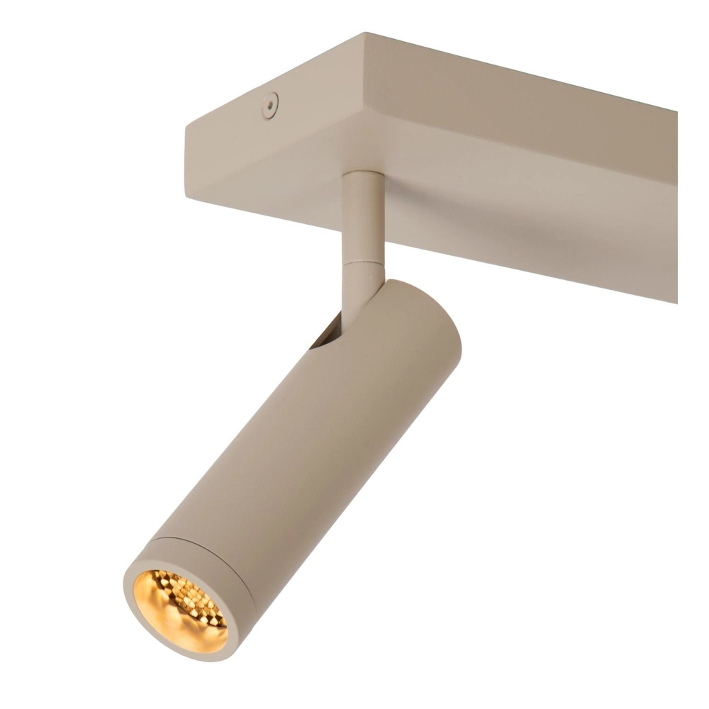 Lampe de plafond élégante Grado Brun sable 2 clairs Lucide 5411212221728