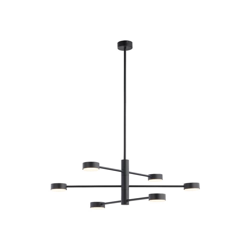 Lampe suspendue design Orbit 6 lumières