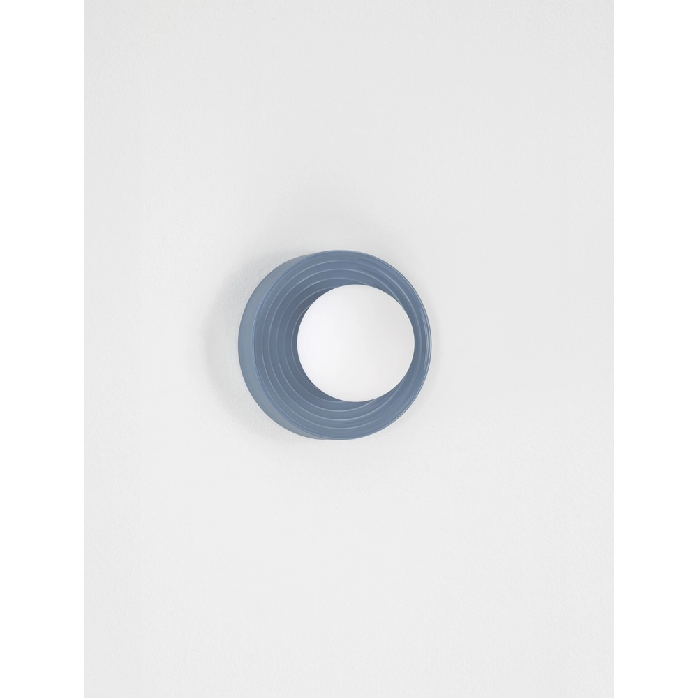 Applique murale Orbique bleu clair Ø 16cm Lyora 5212017483904