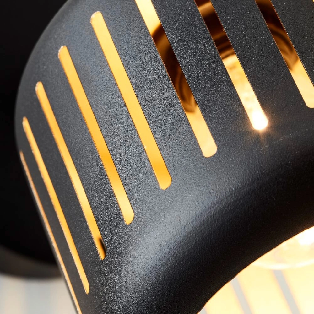 Applique noire Tyas noir avec de l'or Brilliant 4004353424311