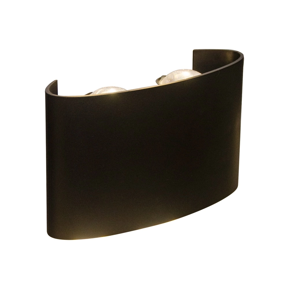 Lampe murale de conception Menton 12 cm noir