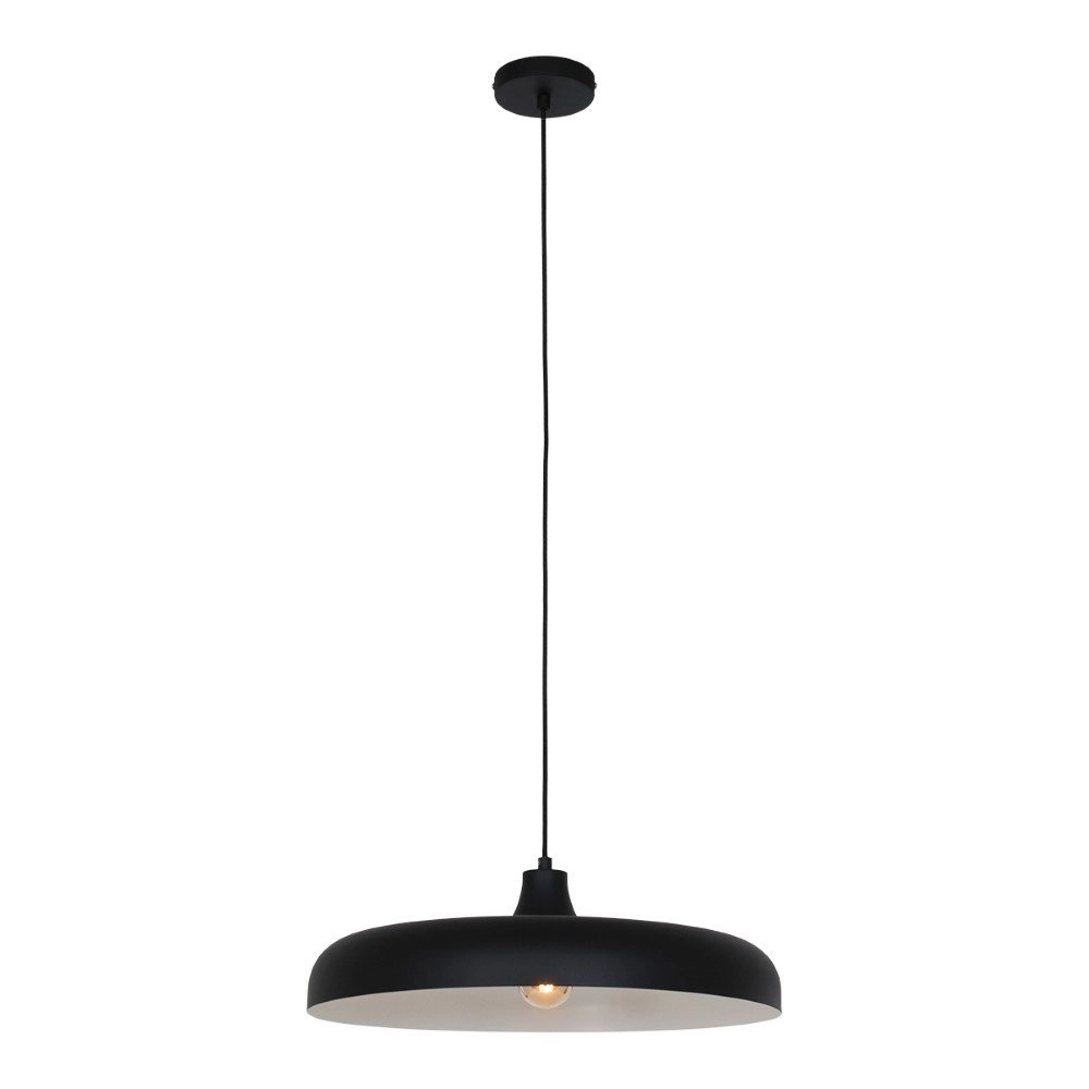 Lampe suspendue noire Krisip Ø 50 cm Steinhauer 8712746132564