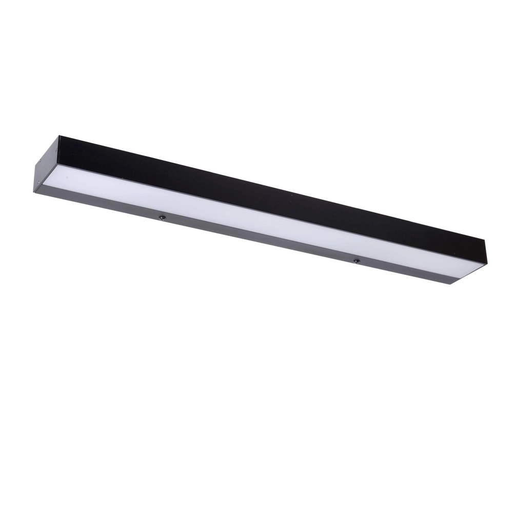 Lampe murale de salle de bain Alexa 60 cm noir - IP44 - 8W