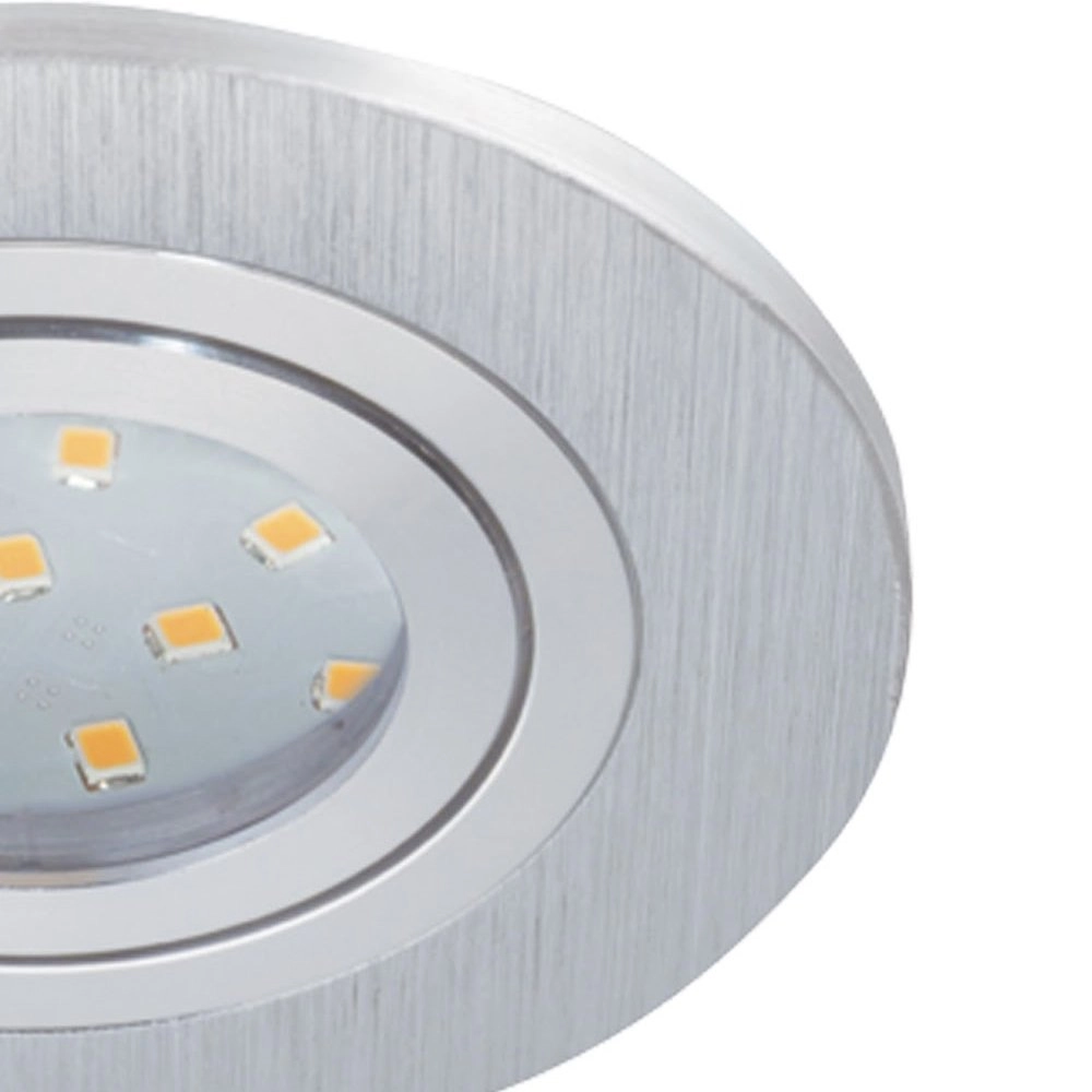 Projecteur intégré Areitio Round gris métallisé Eglo 9002759986384