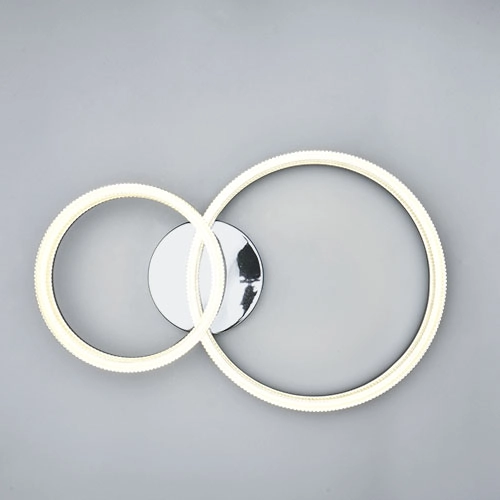 Lampe de plafond moderne Mova S chrome Trio 4017807682175