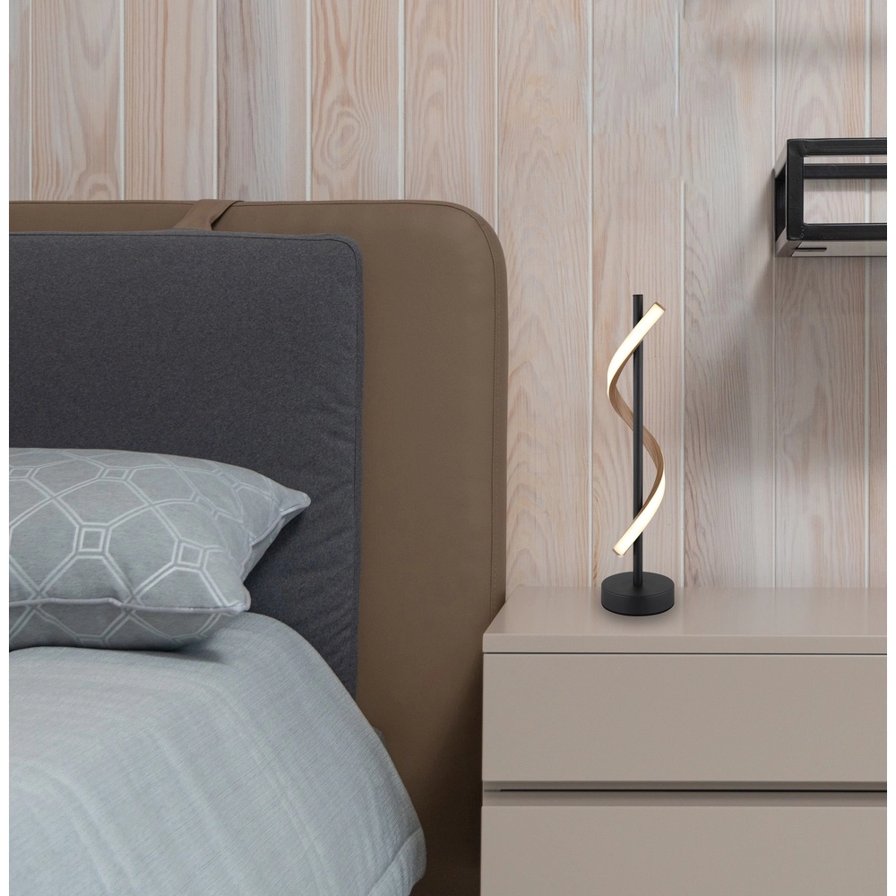 Lampe de table de conception Watkins Noir Globo 9007371528752