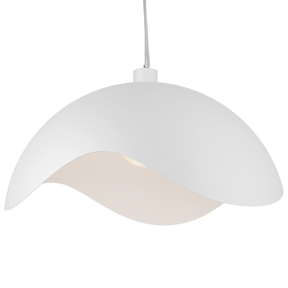 Lampe pendante de conception Volta Ø60cm - ondulé - blanc Masterlight 8718121191294