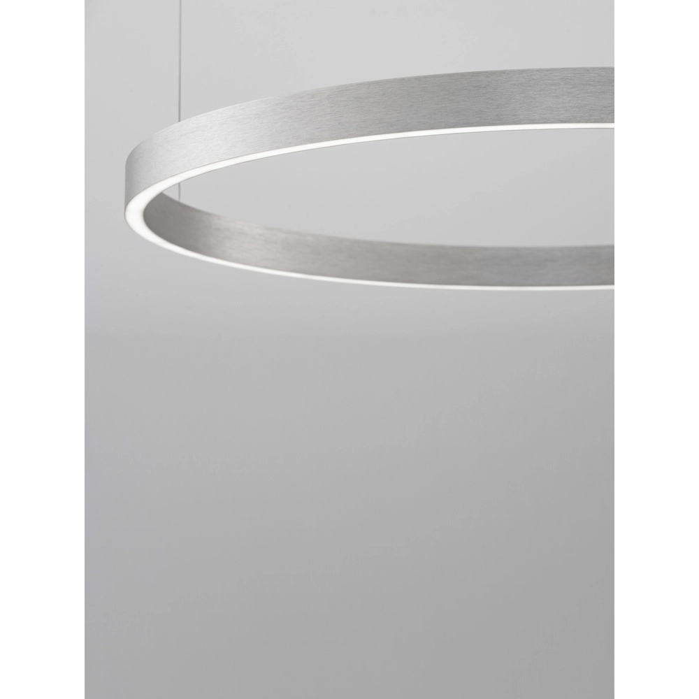 Suspension design Elowen gris argenté Ø 80cm Lyora 5212017439116