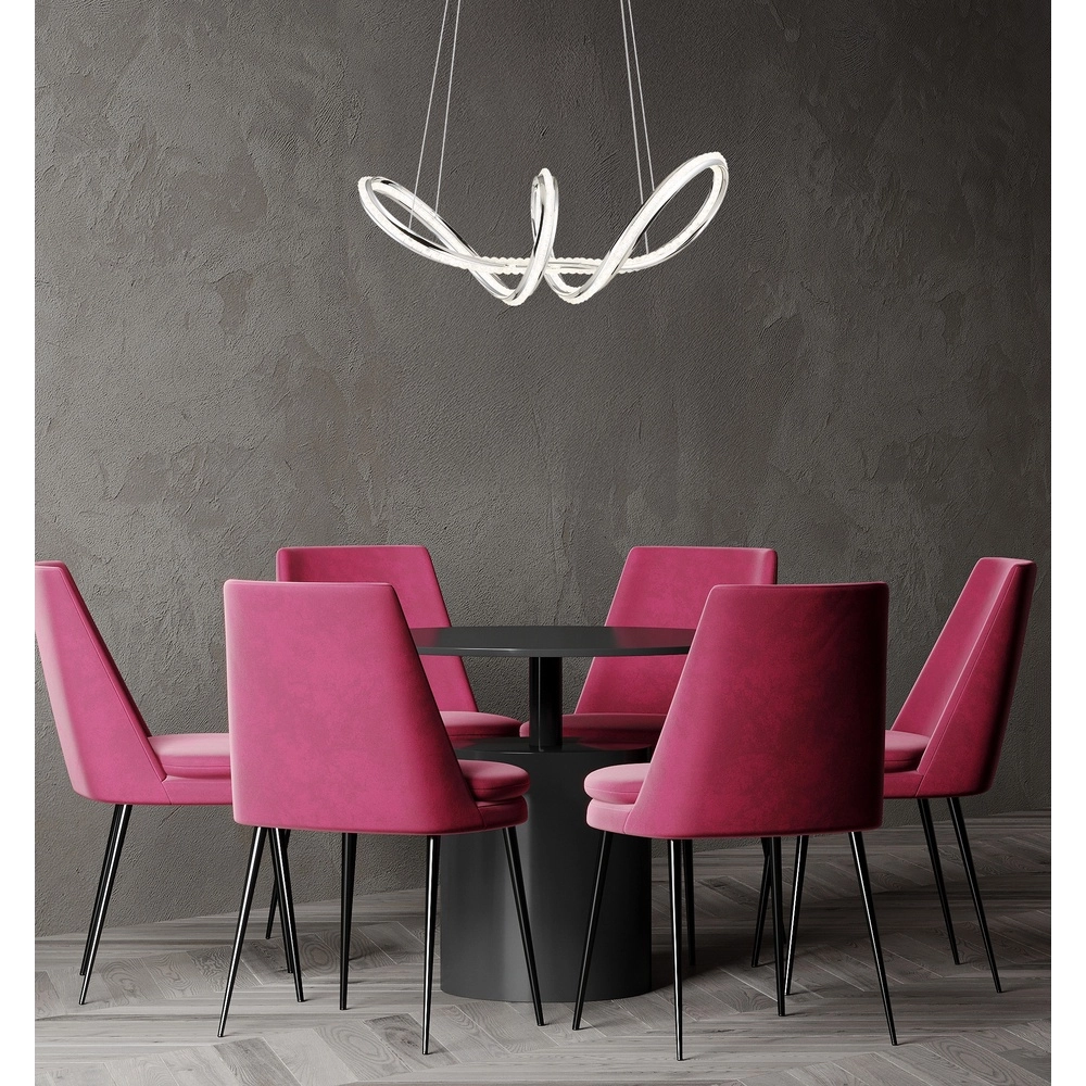 Lampe pendante moderne Evangeline Chrome Globo 9007371583201