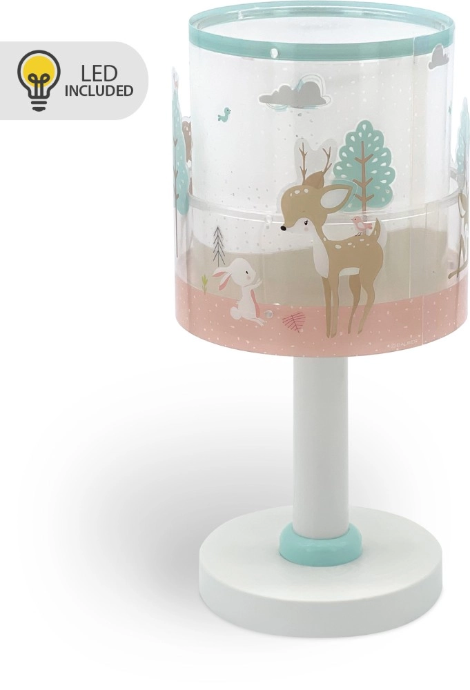 Lampe de table pour chambre d’enfant Loving Deer blanc Dalber 8420406002323