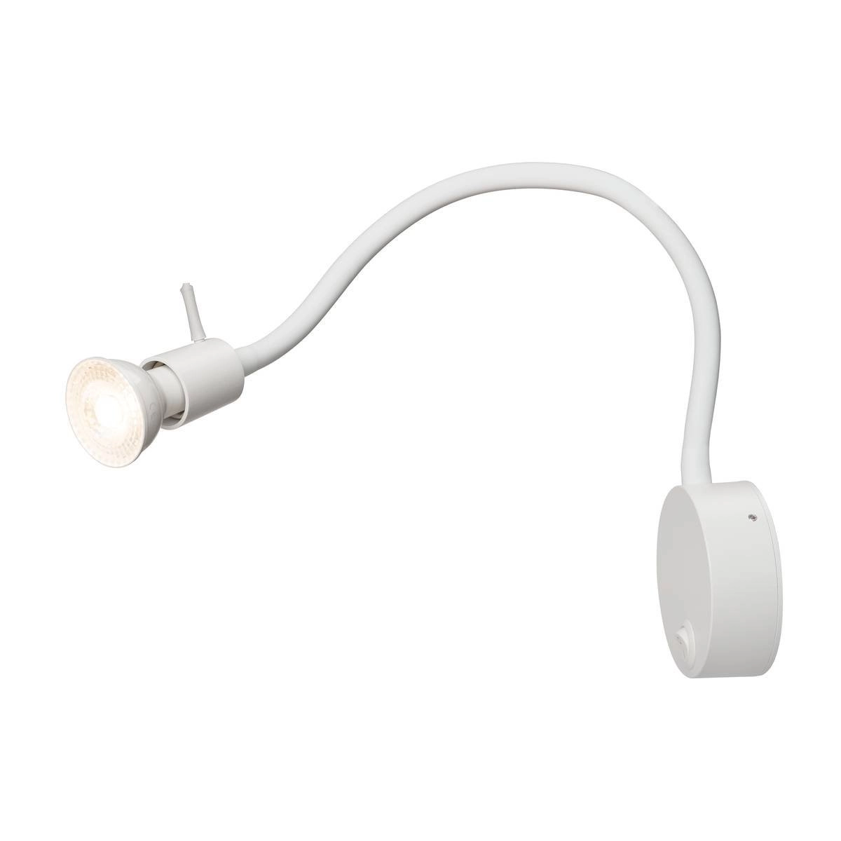 Lampe de lecture flexible Dio Flex blanc