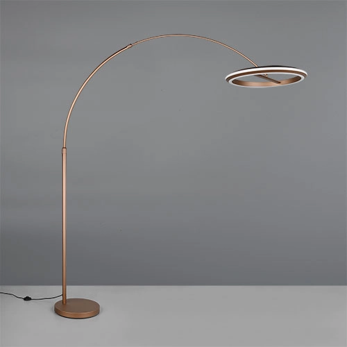 Lampe de pied Amador marron moka Trio 4017807688177