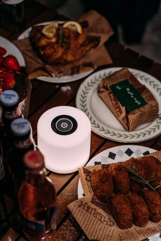 Lampe de table Noma blanc intelligent célibataire Lutec 6939412088761