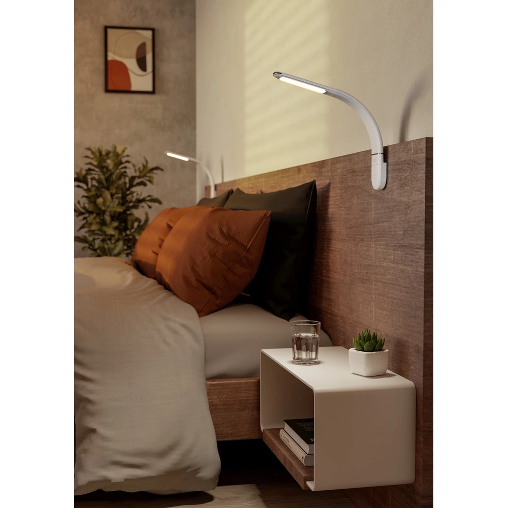Lampe à pince Bevadoro Blanc Eglo 9008606389216