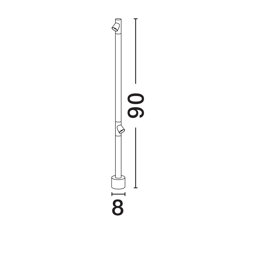 Éclairage de chemin Lord 90cm Lyora 5212017465399