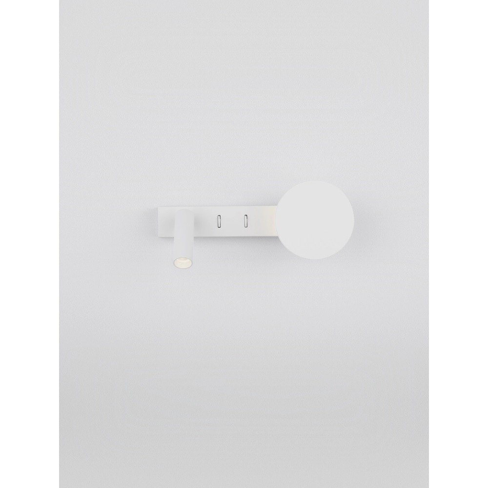 Lampe de chevet Noima blanc