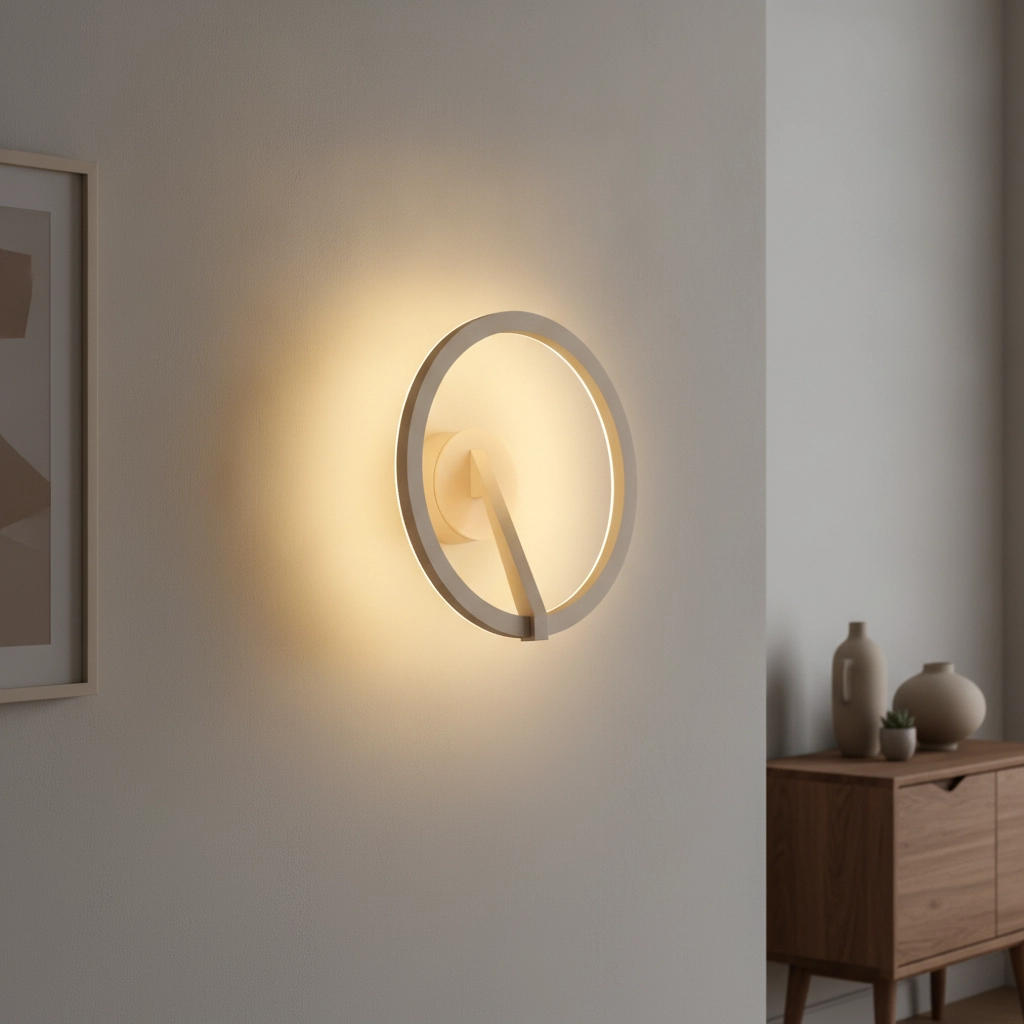 Lampe murale de conception Oregon Ø 22cm - Champagne