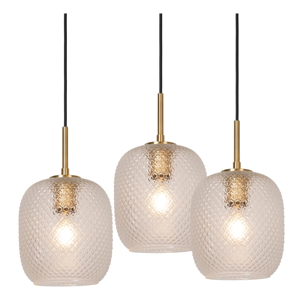 Lampe suspendue élégante Alicent Or 3 lumières Lucide 5411212032164