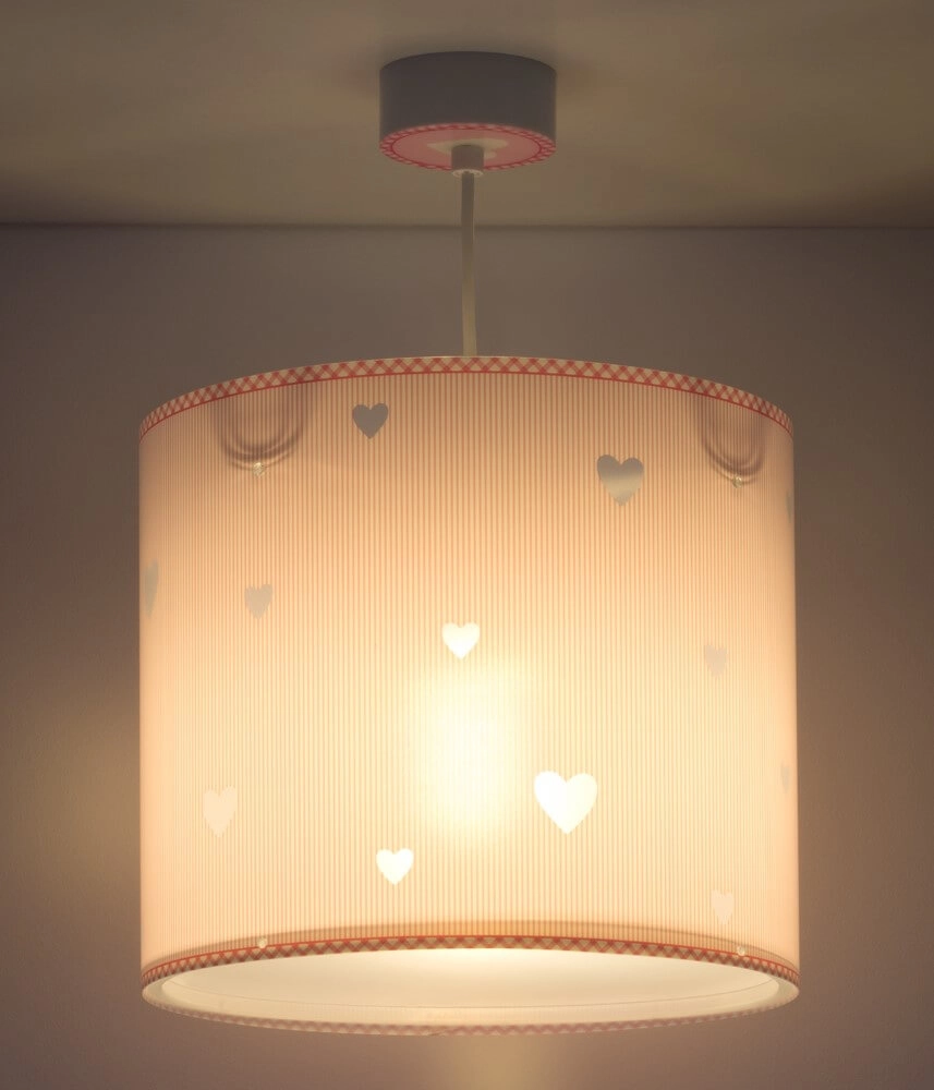 Lampe suspendue chambre d'enfant Sweet Dreams rose tendre Dalber 8420406620121