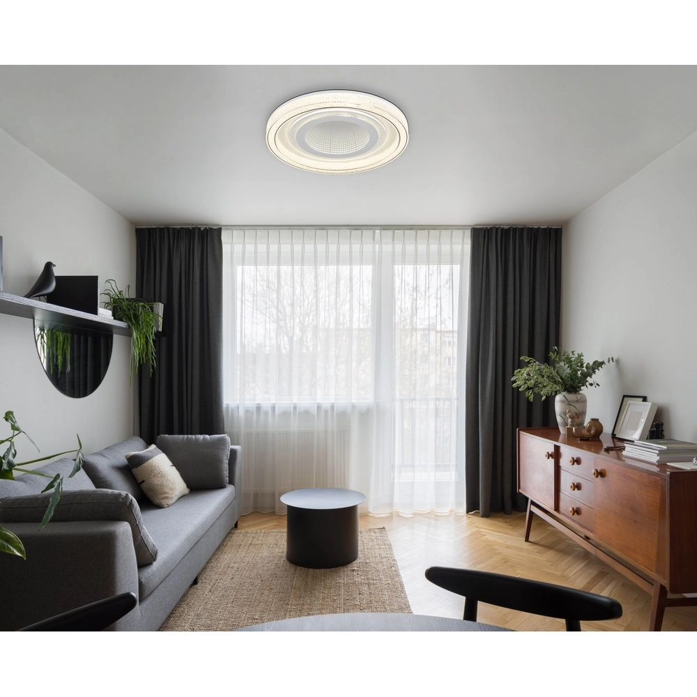 Lampe de plafond Alsuna Blanc avec un effet unique Globo 9007371507405