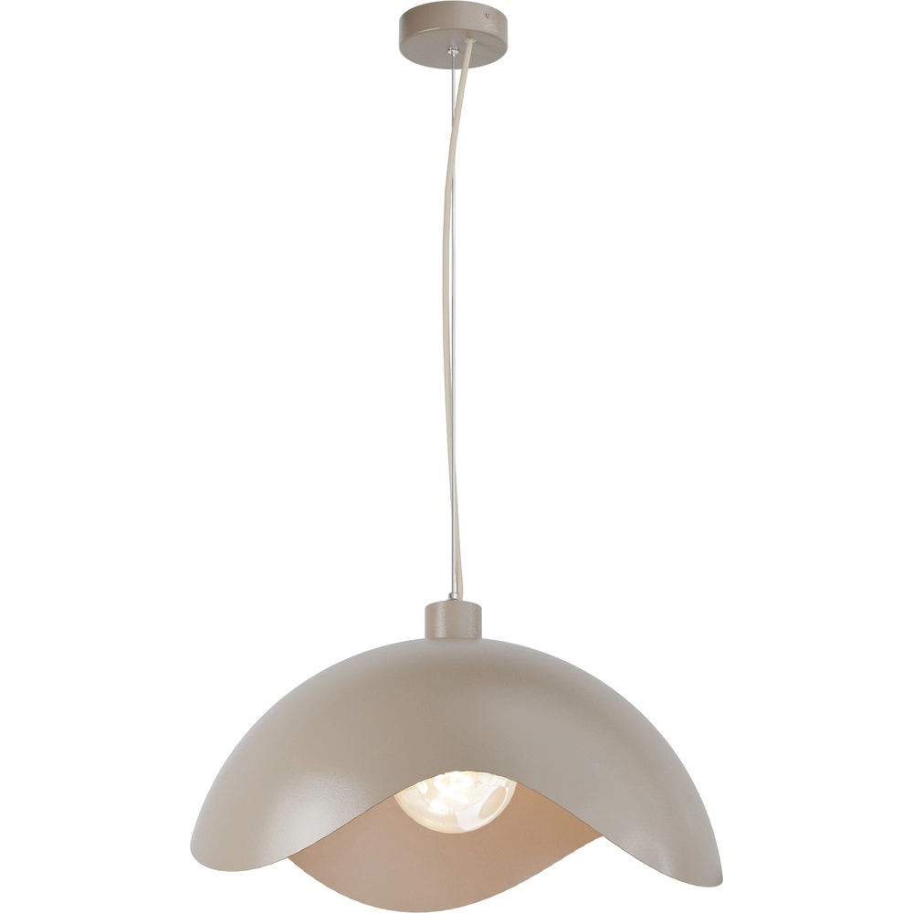Lampe pendante de conception Volta Ø50 cm - ondulé - sable